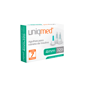 Agulhas-para-Caneta-de-Insulina-4mm-32G---Kit-7un---UniqMed--1-